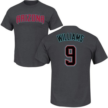Men's Arizona Diamondbacks Matt Williams ＃9 Roster Name & Number T-Shirt - Charcoal