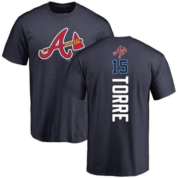 Men's Atlanta Braves Joe Torre ＃15 Backer T-Shirt - Navy