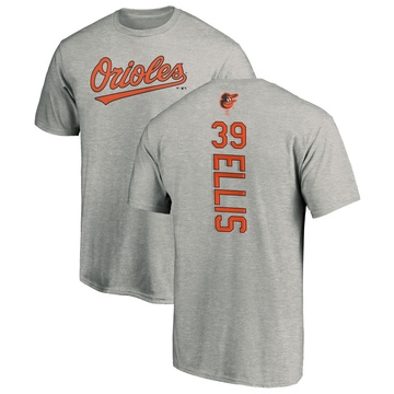 Men's Baltimore Orioles Chris Ellis ＃39 Backer T-Shirt Ash
