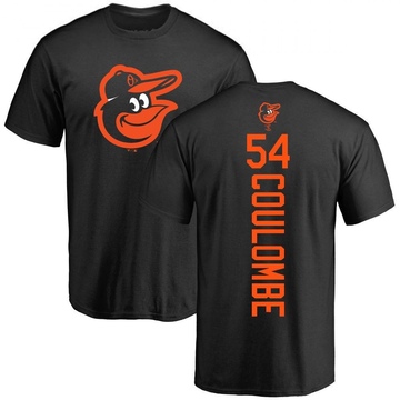 Men's Baltimore Orioles Danny Coulombe ＃54 Backer T-Shirt - Black