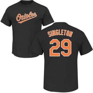Men's Baltimore Orioles Ken Singleton ＃29 Roster Name & Number T-Shirt - Black