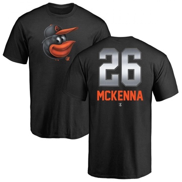 Men's Baltimore Orioles Ryan McKenna ＃26 Midnight Mascot T-Shirt - Black