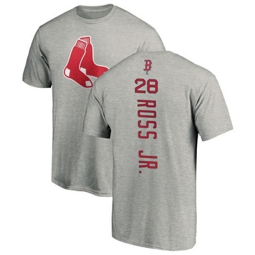 Men's Boston Red Sox Robbie Ross Jr. ＃28 Backer T-Shirt Ash