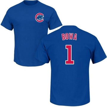 Men's Chicago Cubs Larry Bowa ＃1 Roster Name & Number T-Shirt - Royal