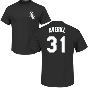 Men's Chicago White Sox Earl Averill ＃31 Roster Name & Number T-Shirt - Black