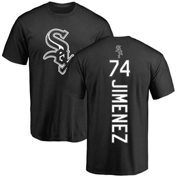 Men's Chicago White Sox Eloy Jimenez ＃74 Backer T-Shirt - Black