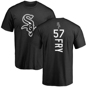 Men's Chicago White Sox Jace Fry ＃57 Backer T-Shirt - Black