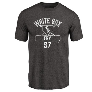 Men's Chicago White Sox Jace Fry ＃57 Base Runner T-Shirt - Black