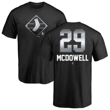 Men's Chicago White Sox Jack Mcdowell ＃29 Midnight Mascot T-Shirt - Black