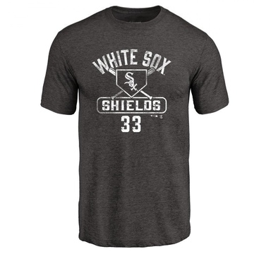 Men's Chicago White Sox James Shields ＃33 Base Runner T-Shirt - Black