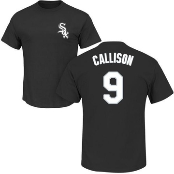 Men's Chicago White Sox Johnny Callison ＃9 Roster Name & Number T-Shirt - Black