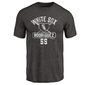 Men's Chicago White Sox Jose Rodriguez ＃55 Base Runner T-Shirt - Black