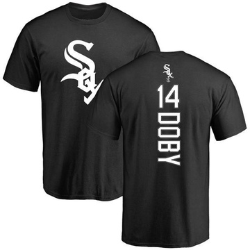 Men's Chicago White Sox Larry Doby ＃14 Backer T-Shirt - Black