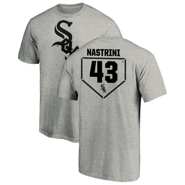 Men's Chicago White Sox Nick Nastrini ＃43 RBI T-Shirt Heathered - Gray