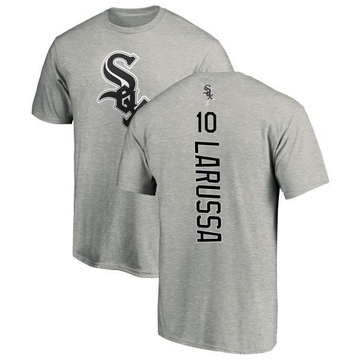 Men's Chicago White Sox Tony Larussa ＃10 Backer T-Shirt Ash