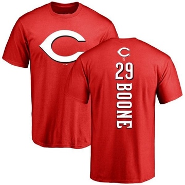 Men's Cincinnati Reds Bret Boone ＃29 Backer T-Shirt - Red