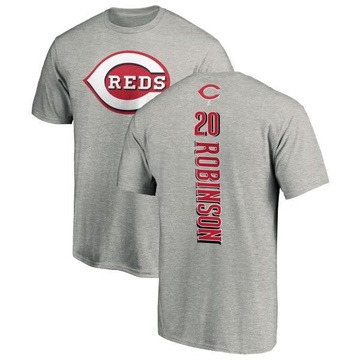 Men's Cincinnati Reds Frank Robinson ＃20 Backer T-Shirt Ash
