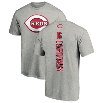 Men's Cincinnati Reds Leo Cardenas ＃16 Backer T-Shirt Ash