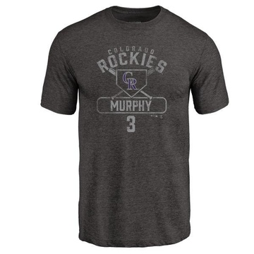 Men's Colorado Rockies Dale Murphy ＃3 Base Runner T-Shirt - Black