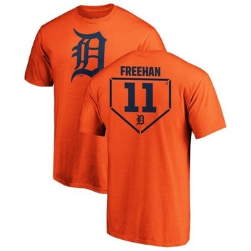 Men's Detroit Tigers Bill Freehan ＃11 RBI T-Shirt - Orange