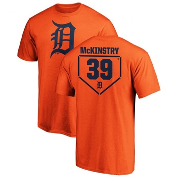Men's Detroit Tigers Zach McKinstry ＃39 RBI T-Shirt - Orange