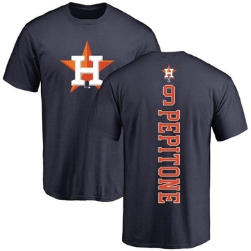 Men's Houston Astros Joe Pepitone ＃9 Backer T-Shirt - Navy