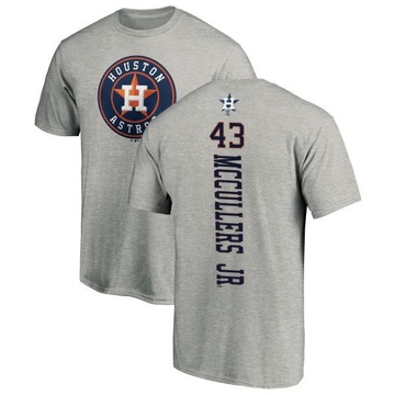 Men's Houston Astros Lance McCullers Jr. ＃43 Backer T-Shirt Ash