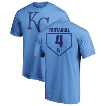Men's Kansas City Royals Danny Tartabull ＃4 RBI T-Shirt - Light Blue