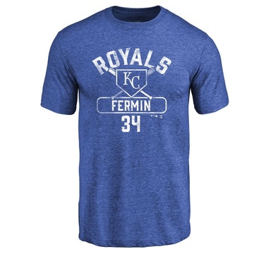 Men's Kansas City Royals Freddy Fermin ＃34 Base Runner T-Shirt - Royal