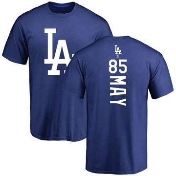 Men's Los Angeles Dodgers Dustin May ＃85 Backer T-Shirt - Royal