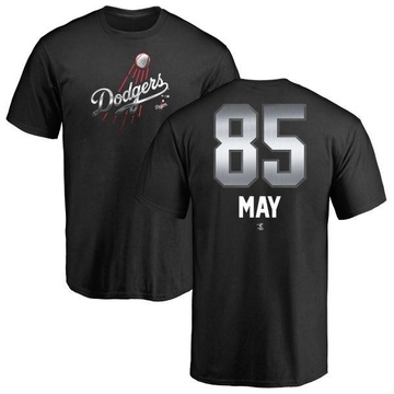 Men's Los Angeles Dodgers Dustin May ＃85 Midnight Mascot T-Shirt - Black