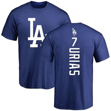 Men's Los Angeles Dodgers Julio Urias ＃7 Backer T-Shirt - Royal