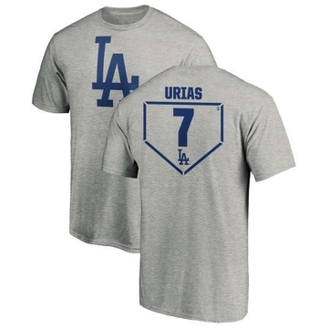 Men's Los Angeles Dodgers Julio Urias ＃7 RBI T-Shirt Heathered - Gray