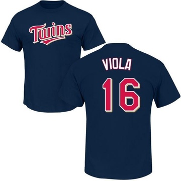 Men's Minnesota Twins Frank Viola ＃16 Roster Name & Number T-Shirt - Navy