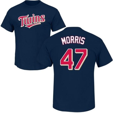 Men's Minnesota Twins Jack Morris ＃47 Roster Name & Number T-Shirt - Navy