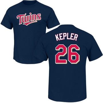 Men's Minnesota Twins Max Kepler ＃26 Roster Name & Number T-Shirt - Navy