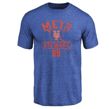 Men's New York Mets DJ Stewart ＃29 Base Runner T-Shirt - Royal