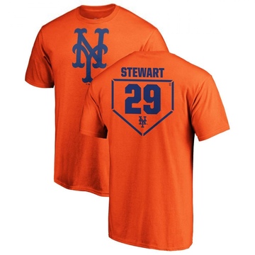 Men's New York Mets DJ Stewart ＃29 RBI T-Shirt - Orange