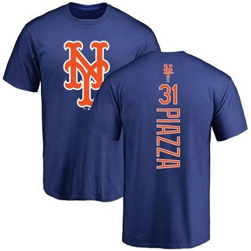 Men's New York Mets Mike Piazza ＃31 Backer T-Shirt - Royal
