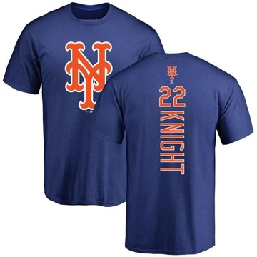 Men's New York Mets Ray Knight ＃22 Backer T-Shirt - Royal