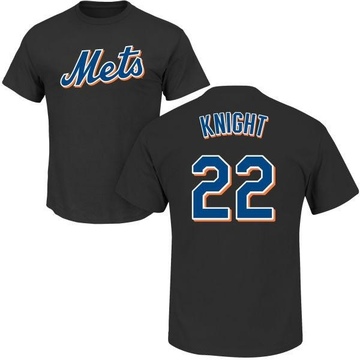 Men's New York Mets Ray Knight ＃22 Roster Name & Number T-Shirt - Black