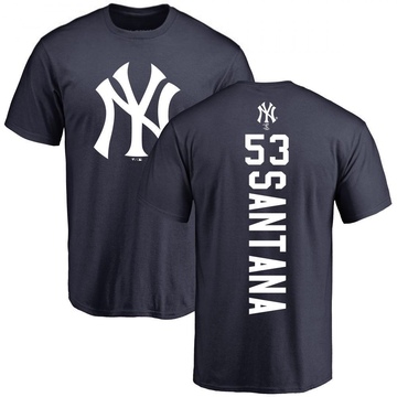 Men's New York Yankees Dennis Santana ＃53 Backer T-Shirt - Navy