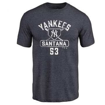Men's New York Yankees Dennis Santana ＃53 Base Runner T-Shirt - Navy