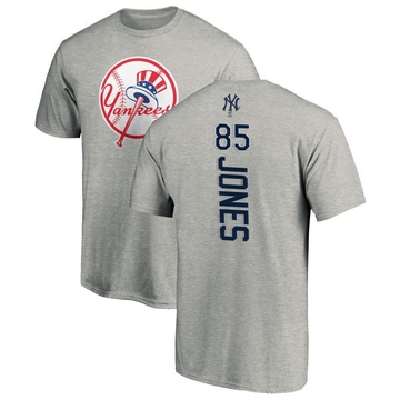 Men's New York Yankees Jahmai Jones ＃85 Backer T-Shirt Ash