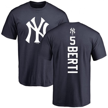 Men's New York Yankees Jon Berti ＃5 Backer T-Shirt - Navy