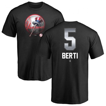Men's New York Yankees Jon Berti ＃5 Midnight Mascot T-Shirt - Black