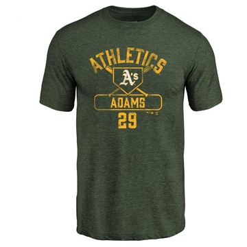Men's Oakland Athletics Austin Adams ＃29 Base Runner T-Shirt - Green