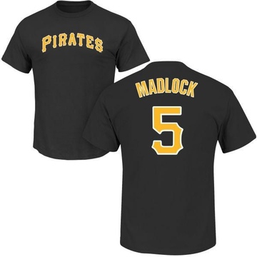 Men's Pittsburgh Pirates Bill Madlock ＃5 Roster Name & Number T-Shirt - Black