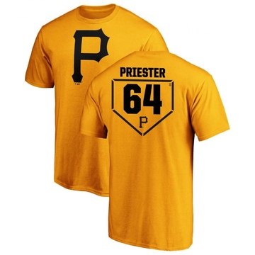 Men's Pittsburgh Pirates Quinn Priester ＃64 RBI T-Shirt - Gold