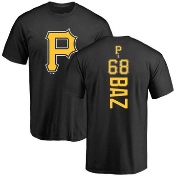 Men's Pittsburgh Pirates Shane Baz ＃68 Backer T-Shirt - Black
